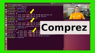 Linux komprimieren archivieren packen entpacken zip tar gz bz2 gzip lzip compress comprez [German]