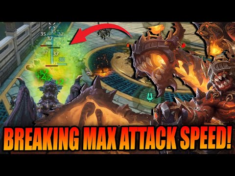 DRAGON IS NOT EFFECTED BY ATTACK SPEED CAP IN SMITE! - Masters Ranked Duel - SMITE