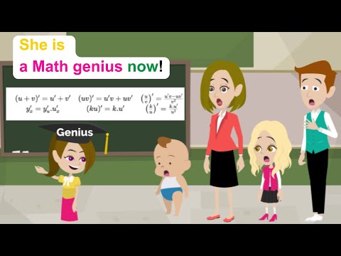 Ella is a math genius - Simple English Story - Ella English
