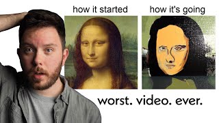 i tried to paint the mona lisa in a day.