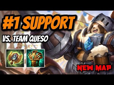 TEEMEE: #1 SUPPORT VS TEAM QUESO | NEW MAP | ARENA OF VALOR GAMEPLAY WITH BUILD AND ARCANA