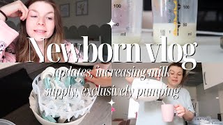 Why our baby got admitted to hospital, Exclusively pumping , Trying to increase my milk supply! VLOG