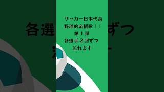 〈プロ野球風〉オリジナルサッカー日本代表応援歌！#がんばろう日本 #サッカー日本代表 #ワールドカップ #worldcup #soccer #野球
