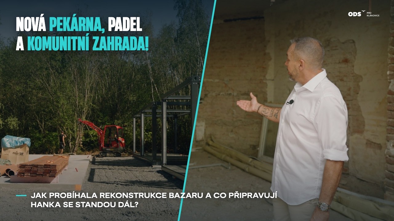 Pekárna, padel, nebo zahrada? Co chystají Standa a Hanka a jak probíhala rekonstrukce Bazaru?