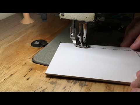 Pfaff 145 H3 walking foot sewing machine with servo motor, work on 6mm plastic