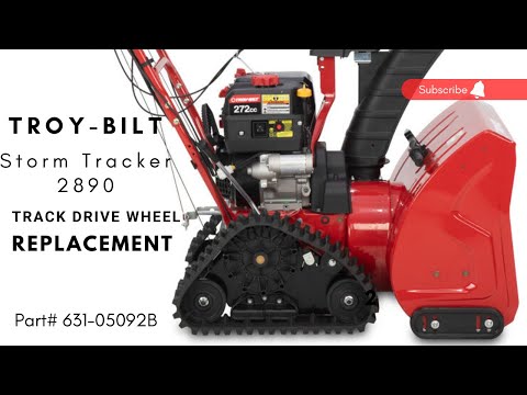 How To Replace Your Track Drive Wheel On A Troy-Bilt Storm Tracker 2890 (Part# 631-05092B)