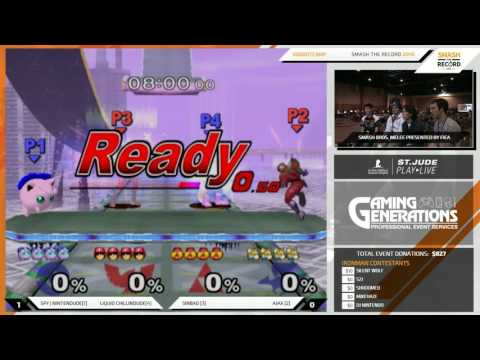 STR 2016 SSBM - Nintendude & Chillindude Vs. Sinbad & Ajax - Smash Melee Doubles Tournament
