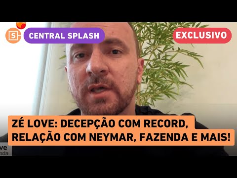 EXCLUSIVO! Zé Love revela decepção com Record, relação com Neymar, carreia, novos realities e mais!