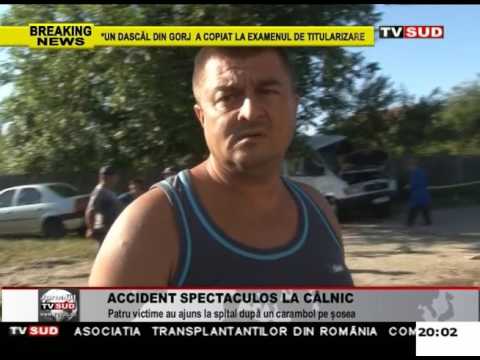 accident spectaculos la calnic