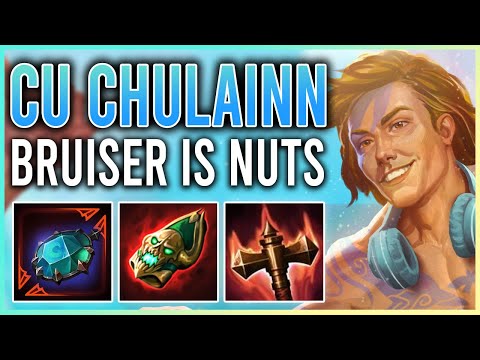 BRUISER CU CHULAINN BUILD GOES CRAZY! - Grandmasters Ranked Conquest Season 9