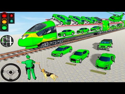 US Army Vehicles Transporter Truck Simulator game 👮‍♀️🛳️🚔 | Gaming Hub