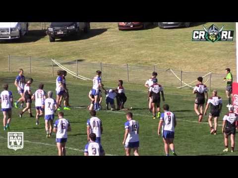 2017 Canberra RL   Round 5   U18 Highlights   Goulburn Workers Bulldogs v Queanbeyan Kangaroos