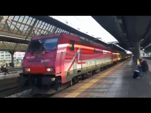 E.483-020 "Oceanogate" + CARRI PIANALE CON CONTAINER TRANSITO STAZIONE DI MILANO ROGOREDO