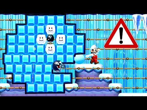 Super Mario Maker 2 🔧 Icy Chain Chomp