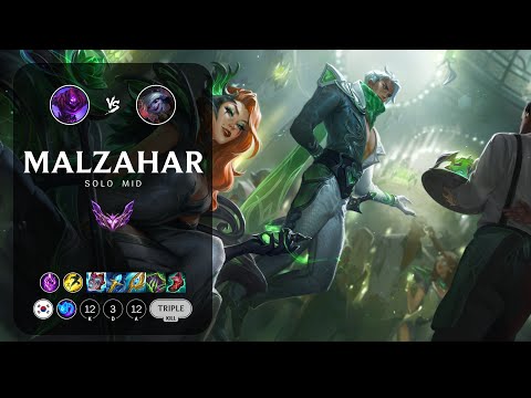 Malzahar Mid vs Tristana - KR Master Patch 14.7