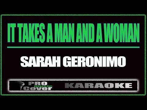 It Takes A Man and A Woman - SARAH GERONIMO (KARAOKE)