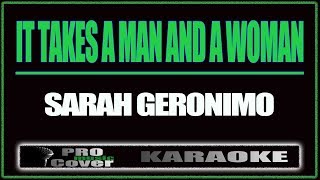 It Takes A Man and A Woman - SARAH GERONIMO (KARAOKE)