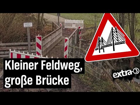 Realer Irrsinn: Die überdimensionierte Brücke von Reichertshausen | extra 3 | NDR