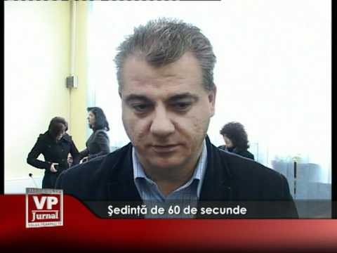 Şedinţă de 60 de secunde