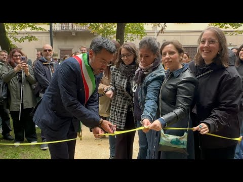 Inaugurato il giardino di Piazza Turati a Legnano