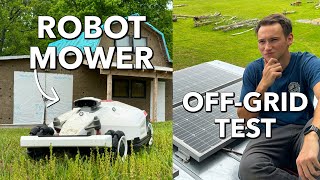 This Robot Mower is 100% Solar Powered! | Luba 2 Off-Grid Test with Tall Grass and Limited Internet