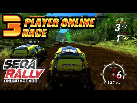 SEGA Rally Online Arcade - 3 player Online Game (Tropical)