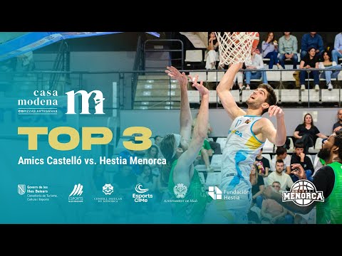 🔝 𝑻𝑶𝑷 𝟑 𝑪𝒂𝒔𝒂 𝑴𝒐𝒅𝒆𝒏𝒂 | 𝐉𝟑𝟎 𝐋𝐄𝐁 𝐎𝐫𝐨 𝟐𝟑/𝟐𝟒: Amics Castelló 83-84 Hestia Menorca