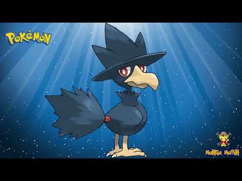 El SONIDO de MURKROW Pokémon( SOUND EFFECTS) Pokedex.