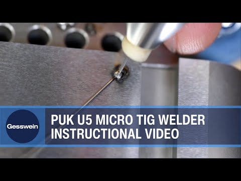 PUK U5 Micro TIG Welder Instructional Video