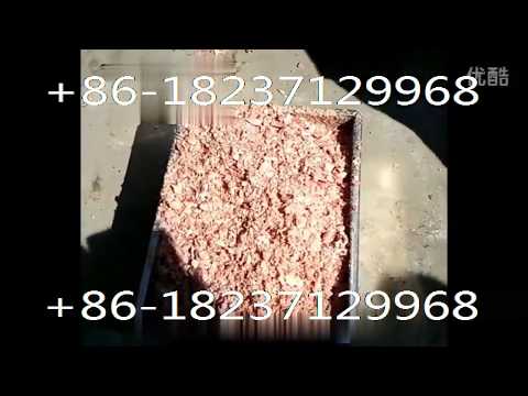 animal cow pig sheep bone paste chopping making machine / bone crusher grinder machine Video