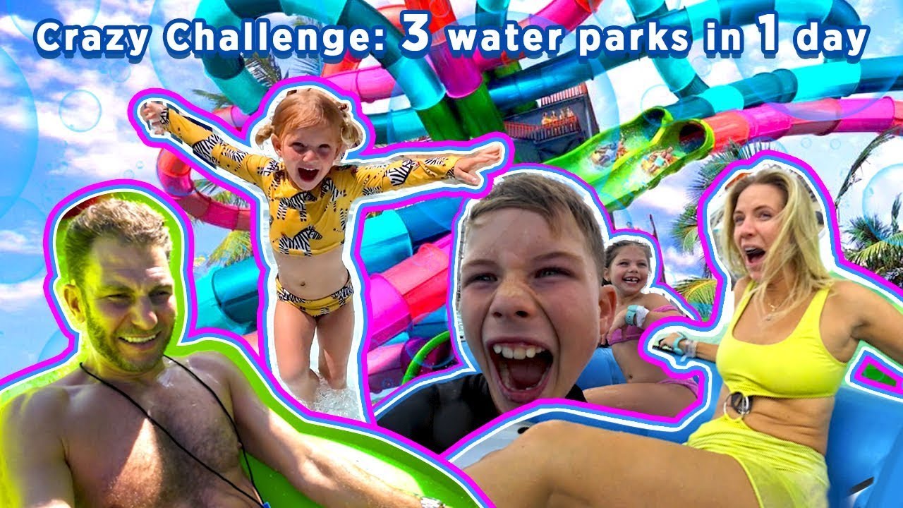 Ultimate Water Park Challenge Part 2  Did we make it  Find out!