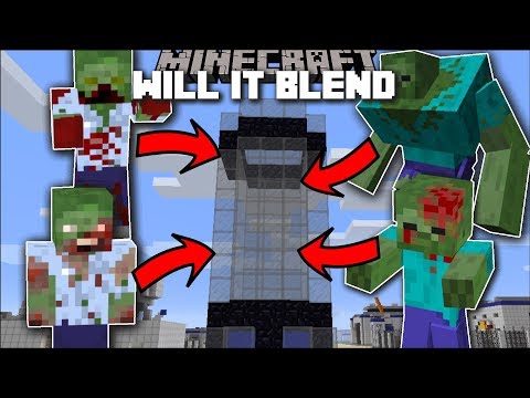 Minecraft Will It Blend Mod Death To Zombie Apocalypse Minecraft - mc naveed minecraft roblox and more
