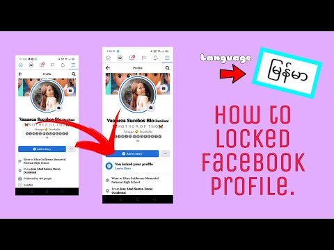 Tutorial On How To Locked Facebook Profile | Vanneza Bio