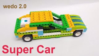 Wedo 2.0: Super Car | How to make super car with Lego wedo