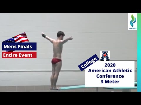 2020 American Athletic Conference - Mens 3 Meter Springboard Diving Finals