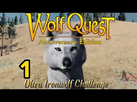 WolfQuest:AE| Ultra Ironwolf Challenge| Rough Start (Part 1)
