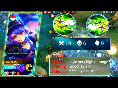 Layla One Hit High Damage - Layla Build Lifesteal ~ MLBB