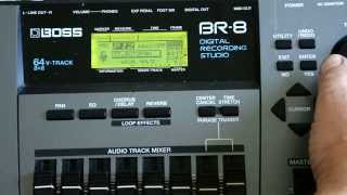 Video thumbnail for Boss BR 8 Microphone effects 1 to 50 Sound test by toadsyoutube