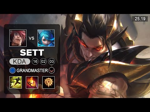 Sett vs Gwen Top - EUW Grandmaster - Patch 25.19 Season 15
