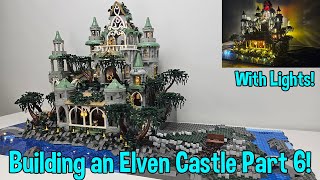 LEGO® Mountain Elven Fortress with LIGHTS! | Part 6 | For Brick World Chicago and Brick Rodeo 2025!