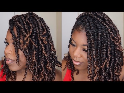 How To: Spring Twist on Natural Hair 😍 Video