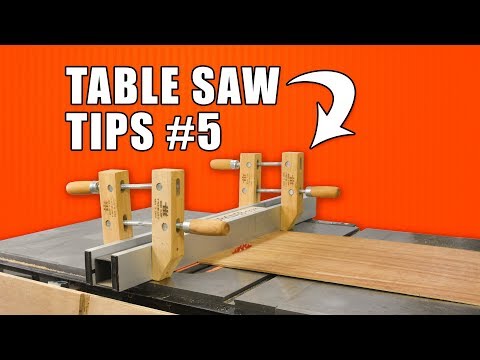 5 Quick Table Saw Tips Episode 5 / Woodworking Hacks