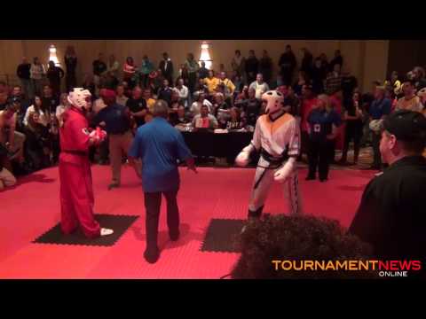 Justin Viner vs Kevin Walker Men's Fighting at Diamond Nationals 2012