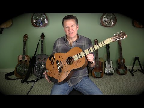 ROB ICKES DOBRO - ROB "YODELIN' BLUES" ON HIS GRANDPA'S 100 YEAR OLD GUITAR