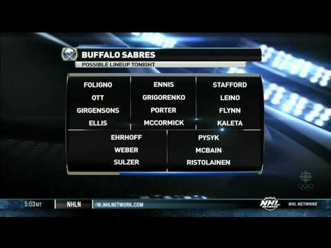 HNIC intro song Toronto Maple Leafs vs Buffalo Sabres 9/21/13 NHL Hockey