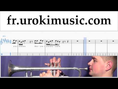 Cours de Trompette Maître Gims - Tout donner Tuto Partitions Partie#2 um-a829