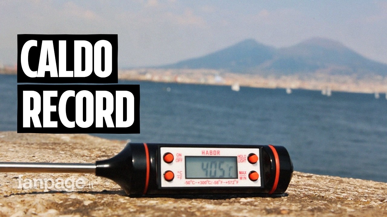 Ondata di caldo a Napoli, il nuovo Lungomare di pietra e cemento è una fornace a oltre 40 gradi