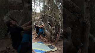 Video thumbnail of Problem 2 (La Baldufa), 6b. Salvanebleau