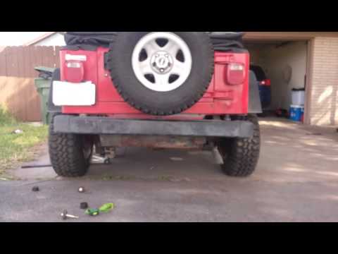 Rough country 1.25" body lift installation Jeep wrangler tj