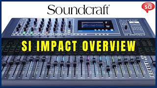 Soundcraft Si Impact (4 matrix bus) mixer || Ashish Barje | Harman India || SudeepAudio.com
